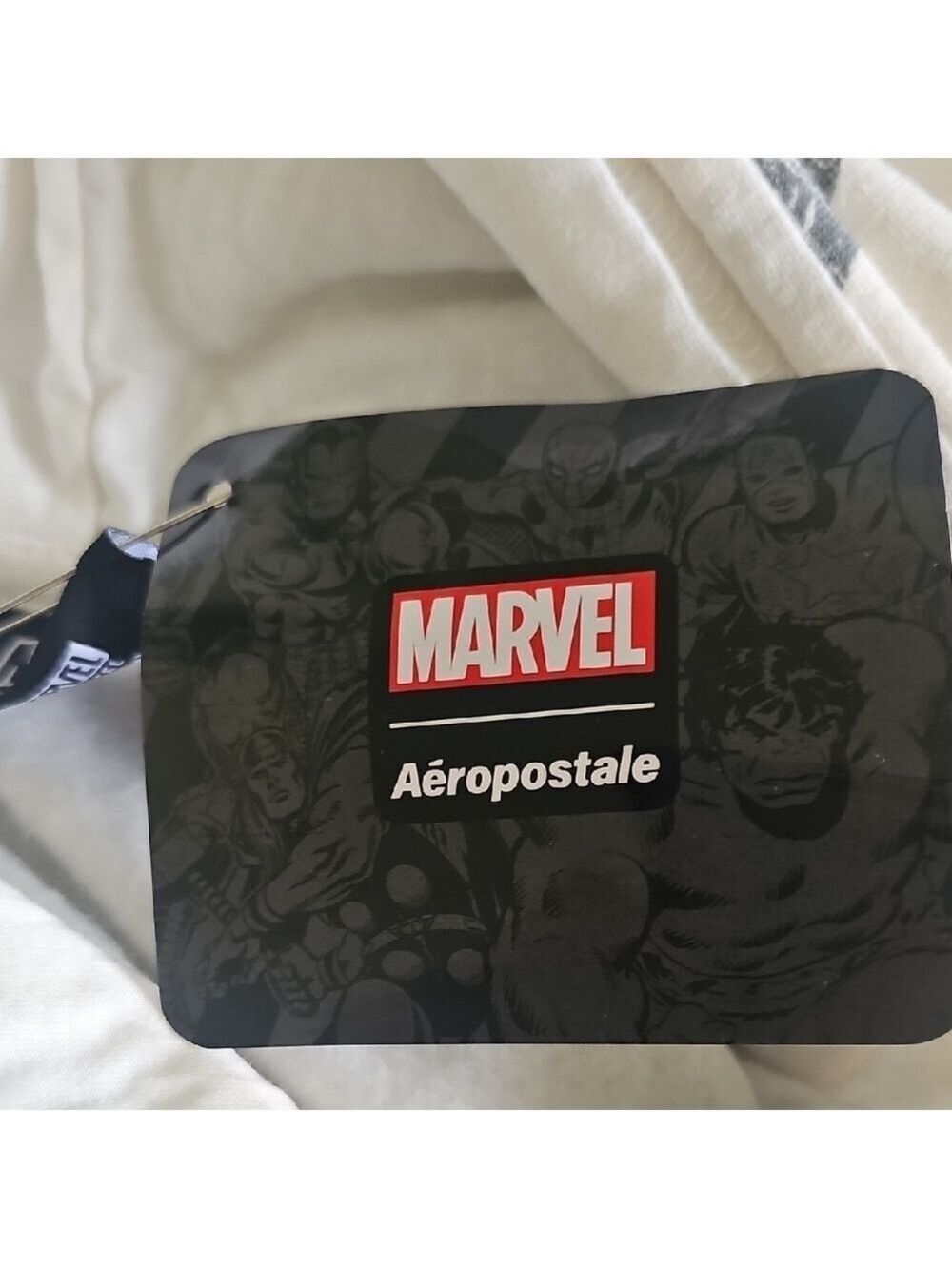Marvel Men's Graphic Hoodie - Cream and Black - Picture 5 of 5